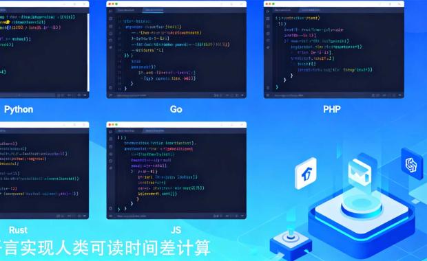 多语言实现人类可读时间差计算 -- python, go, php, rust, js代码实现